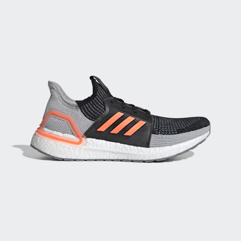 Adidasi Alergare Adidas Ultraboost 19 Dama Romania - Negrii/Portocalii/Albastri G27516